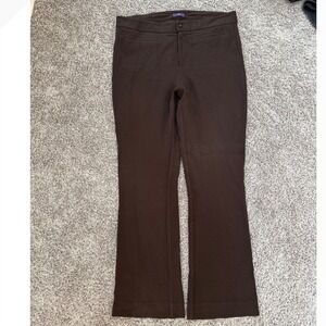 NYDJ Brown Bootcut‎ Trousers Lift Tuck Technology Career Pants Size 10